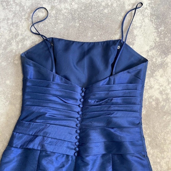 WTOO By Watters Dress Womens 10 Ball Gown Long Button Back Strappy Evening - Picture 7 of 12